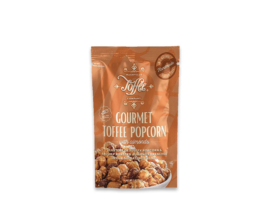 Gourmet Toffee Popcorn 7 oz Resealable Pouch